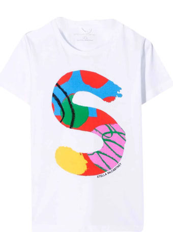 Stella McCartney Kids Unisex White T-shirt
