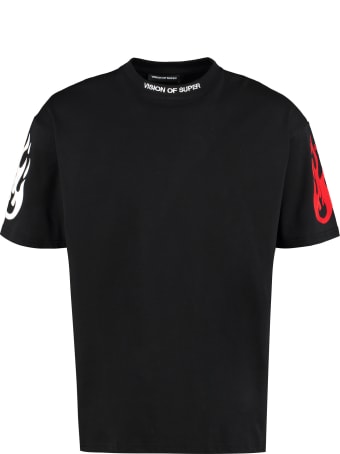 Vision of Super Logo Cotton T-shirt