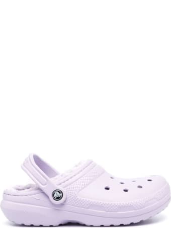 Crocs Lilac Classic Lined Rubber Clogs