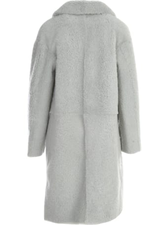 DRM Shearling Midi Coat