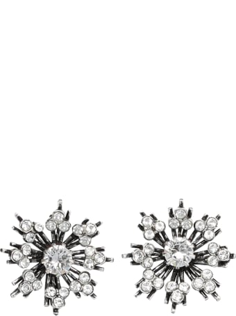 Saint Laurent Star Strass Earrings