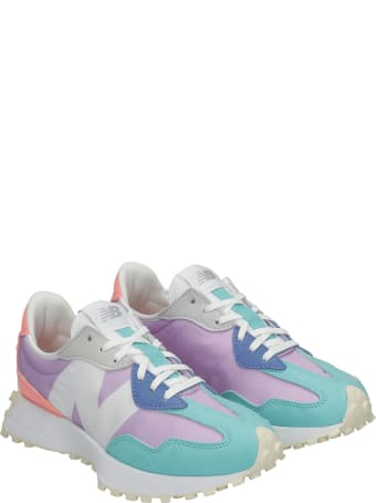 New Balance 327 Sneakers In Multicolor Suede And Fabric