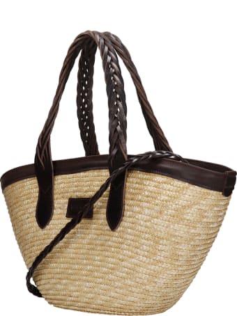 Kate Cate Tote In White Silver