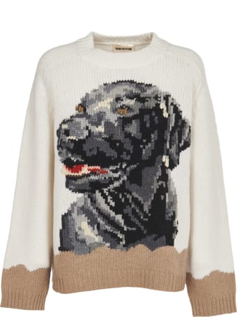 SEMICOUTURE Sweater With Labrador Inlay
