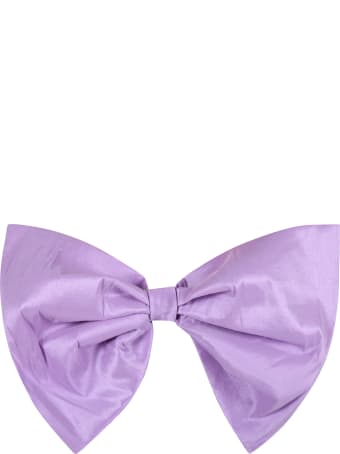 Caroline Bosmans Lilac Belt For Girl With Bow