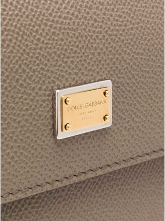 Dolce & Gabbana Sicily Dauphine Leather Handbag