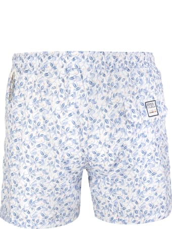 Fedeli White And Blue Monkey Madeira Man Swimsuit