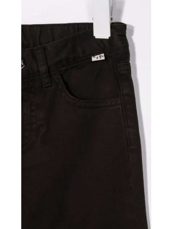 Il Gufo Five Pockets Black Jeans Denim