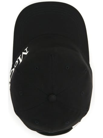 Alexander McQueen Baseball Cap Oversized Logo
