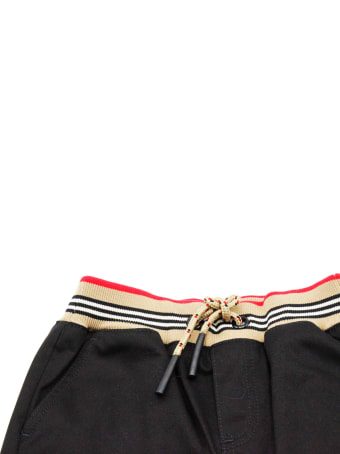 Burberry Cotton Trousers With Drawstring At The Waist