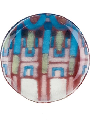 Le Botteghe su Gologone Plates White Murano Glass Colores 1 Bowl 20 Cm