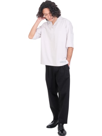 Attachment Polo In Grey Polyester