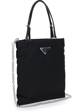 Prada Mini Chain Shopper Bag