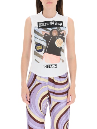 Raf Simons Rights Of Joy Print Top