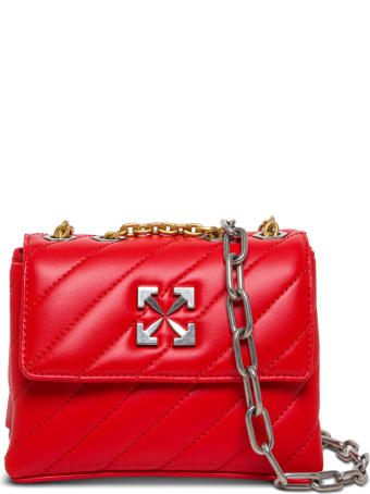 Off-White Jackhammer Crossbody Bag In Quilted Leather