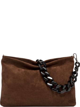 Gianni Chiarini Chocolate Clutch Bag