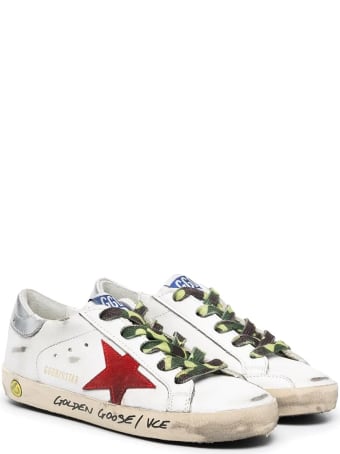 Golden Goose Sneakers With Camo Laces