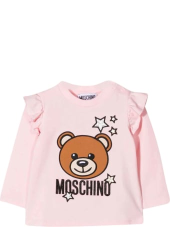 Moschino Newborn Pink T-shirt