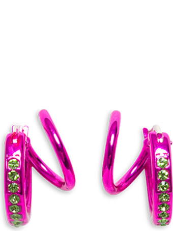Panconesi Stellar Pink Silver Earrings