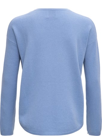 Allude Light Blue Cashmere Sweater