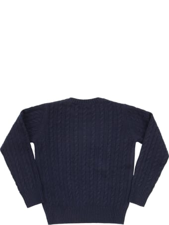 Il Gufo Wool Sweater With Braids
