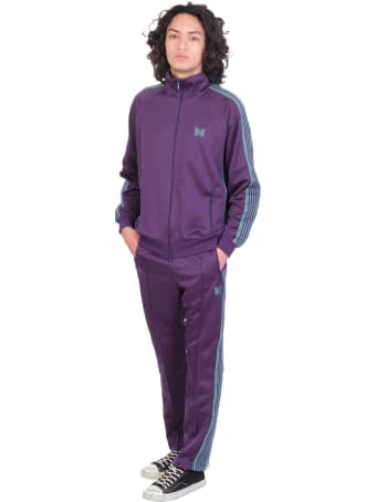 Needles Sweatshirt In Viola Polyester