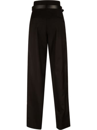 Les Coyotes De Paris Celia Long Length Belted Trousers