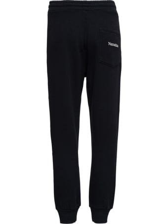 Nanushka Shay Black Organic Cotton Jogger