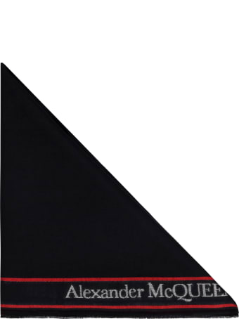 Alexander McQueen Wool And Silk Blend Scarf