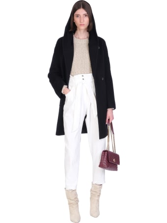 Tagliatore 0205 Chelsey Coat In Black Wool