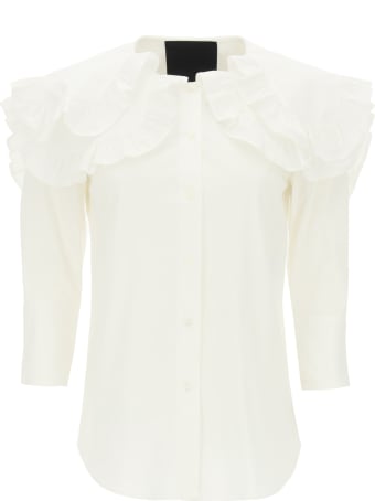 RED Valentino Shirt With Maxi Peter Pan Collar