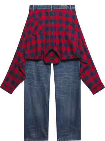 Balenciaga Tied-up Pants Denim
