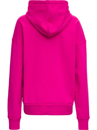 Isabel Marant Étoile Pink Jersey Hoodie With Logo Print