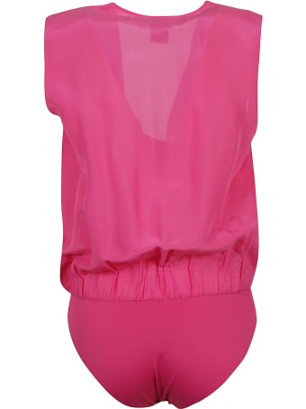 Pinko V-neck Sleeveless Bodysuit