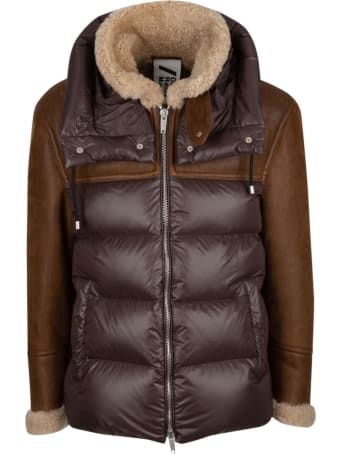 DROMe Colourblock Puffer Jacket