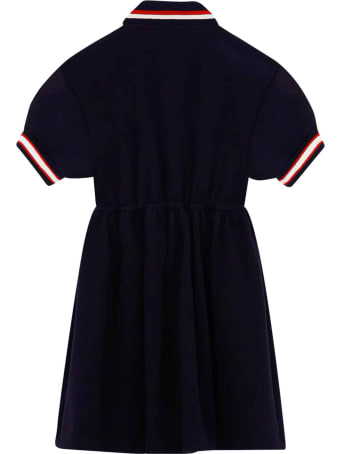 Dolce & Gabbana Blue Dress Polo Model
