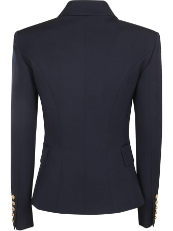 Balmain Slim Fit Double-breasted Blazer