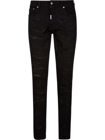 REPRESENT Shredded Denim Jeans