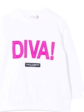 Dolce & Gabbana Newborn White Sweatshirt