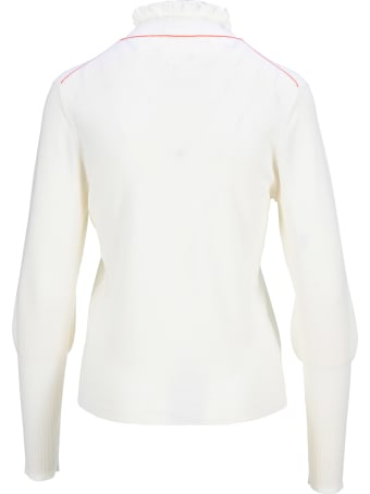 Chloé Chloe' Ruffled High Neck Sweater