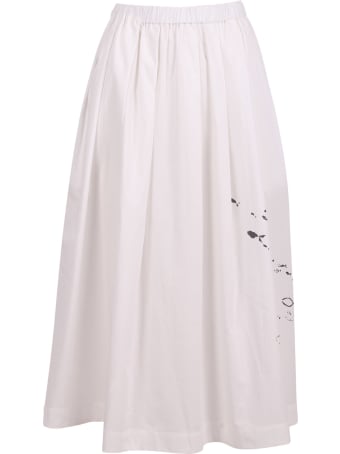 Yoshi Kondo 'flow' Cotton Skirt