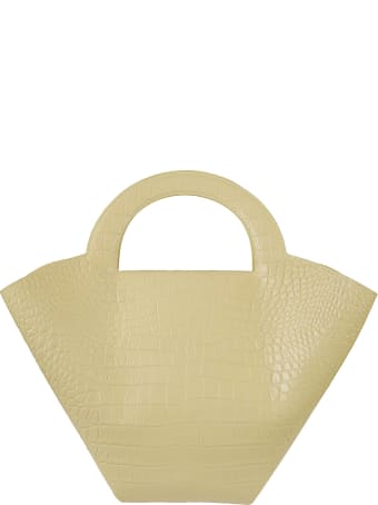 Bottega Veneta Croco Embossed Plain Tote