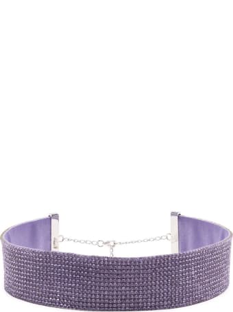 Nué Purple Choker With Crystals