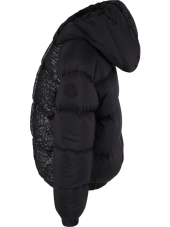 Moncler Black ''hanife'' Jacket For Girl