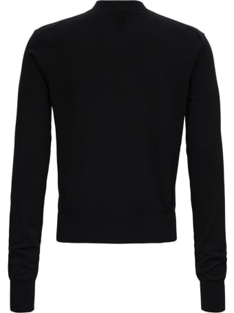 Bottega Veneta Black Sweater In Cashmere Blend