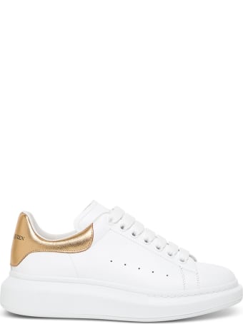 Alexander McQueen Oversize Sneakers In White Leather