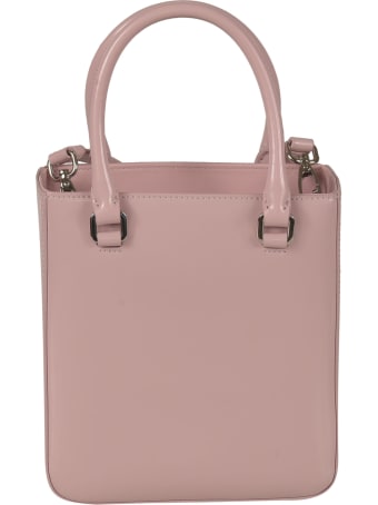 Prada Logo Plaque Small Tote