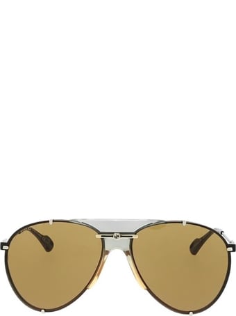 Gucci Gucci Gg0740s Silver Sunglasses