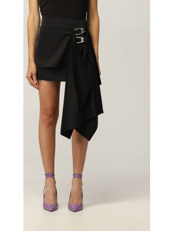 The Attico Skirt The Attico Mini Skirt With Panels And Snap Hooks