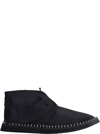 Bruno Bordese Flavor Lace Up Shoes In Black Nubuck